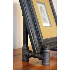 Picture Frame Easel Black Iron Industrial   302816228866